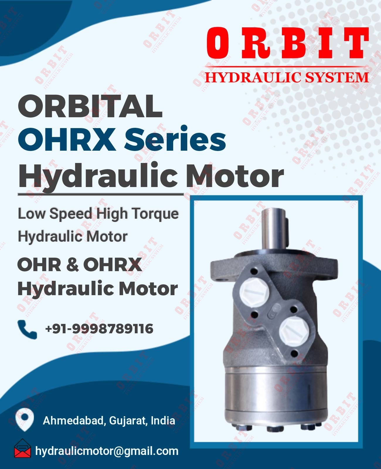 OMH-315 151H1024 White Hydraulic Motor In Ahmedabad Mumbai Pune Chennai Bangalore Hyderabad Nashik Indore Vasai Thane Coimbatore India
