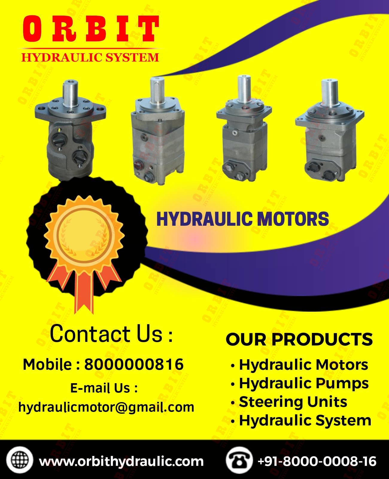 OMH-500 151H1016 White Hydraulic Motor In Ahmedabad Bangalore Hyderabad Nashik Indore Jaipur Delhi Kolkata Vasai Thane Coimbatore India